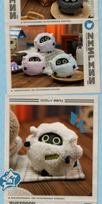 Zenless Zone Zero: Bangboo Fleece Plush Keyring - Sheep Series (9-Piece Set)