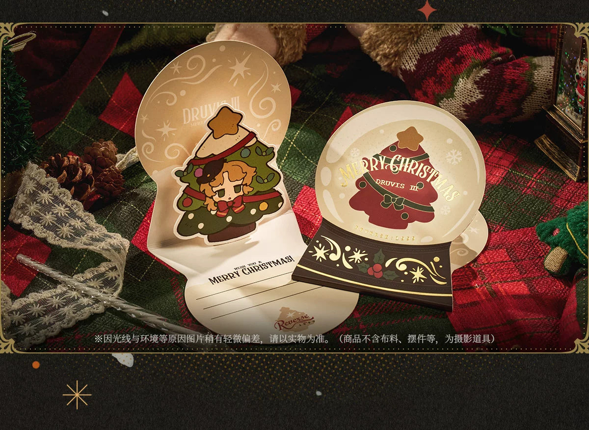 Reverse: 1999: Christmas Series Pop-up Easel Card - A Snowy Blessing
