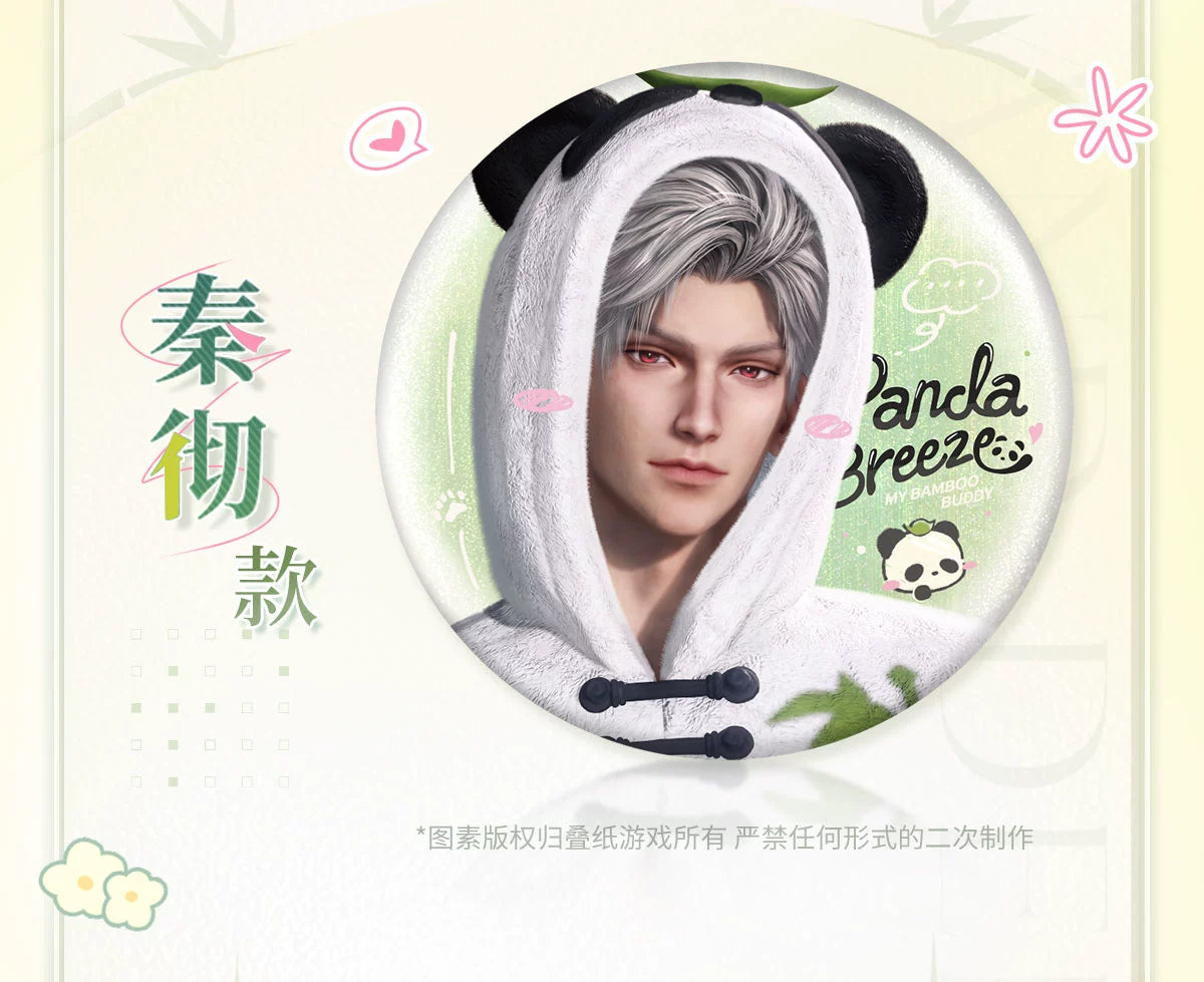 Love and Deepspace: Zayne Can Badge - Bamboo Forest Panda Ver