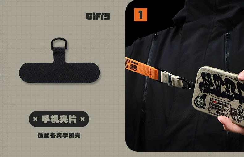 Zenless Zone Zero: Urban Kit Series Multi-functional Strap (Short) - Black