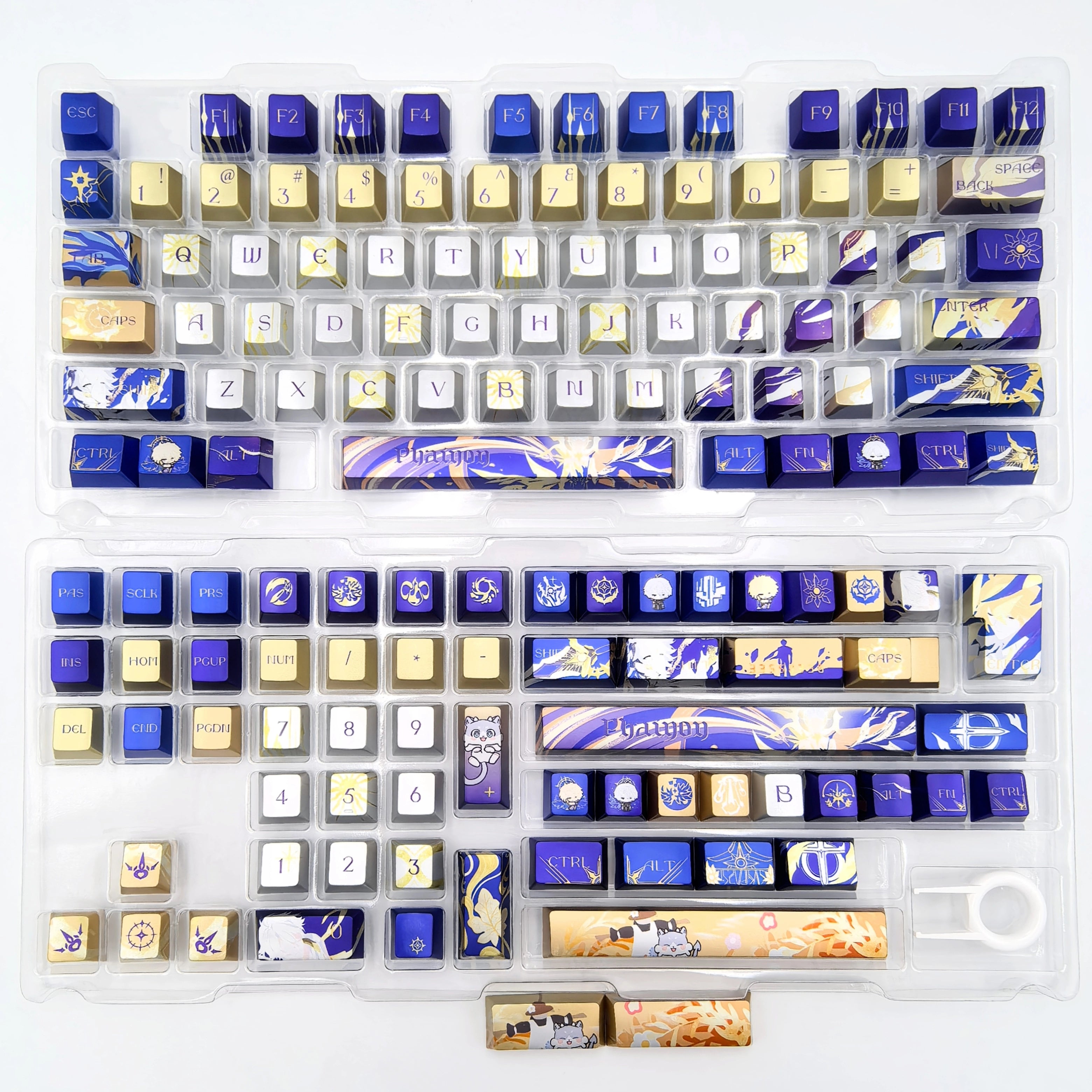 Honkai: Star Rail: Phainon & Chaos Rana Keycap Set - Celestial Edition