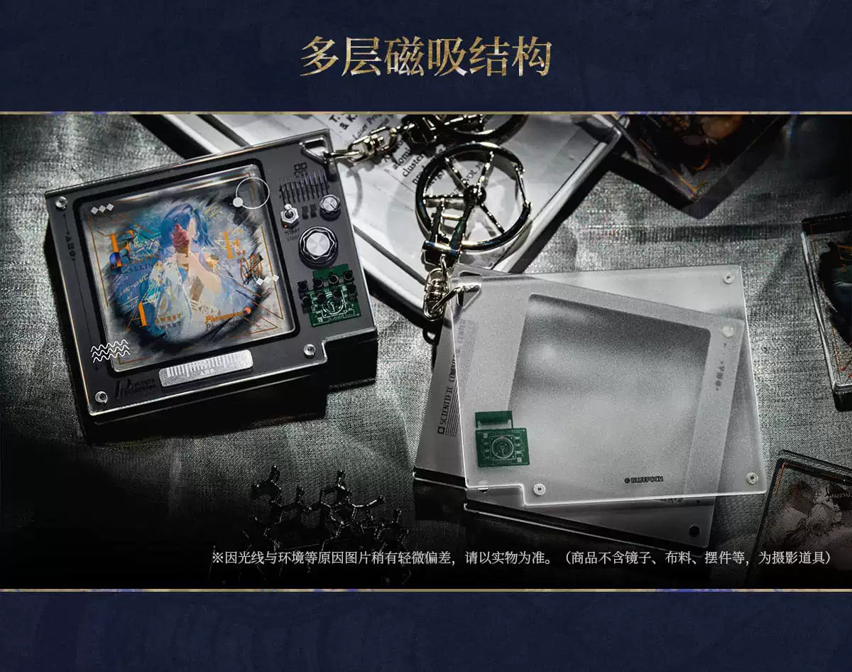 Reverse: 1999: 37 Acrylic Block & Frame Keyring - Shape of Self Series