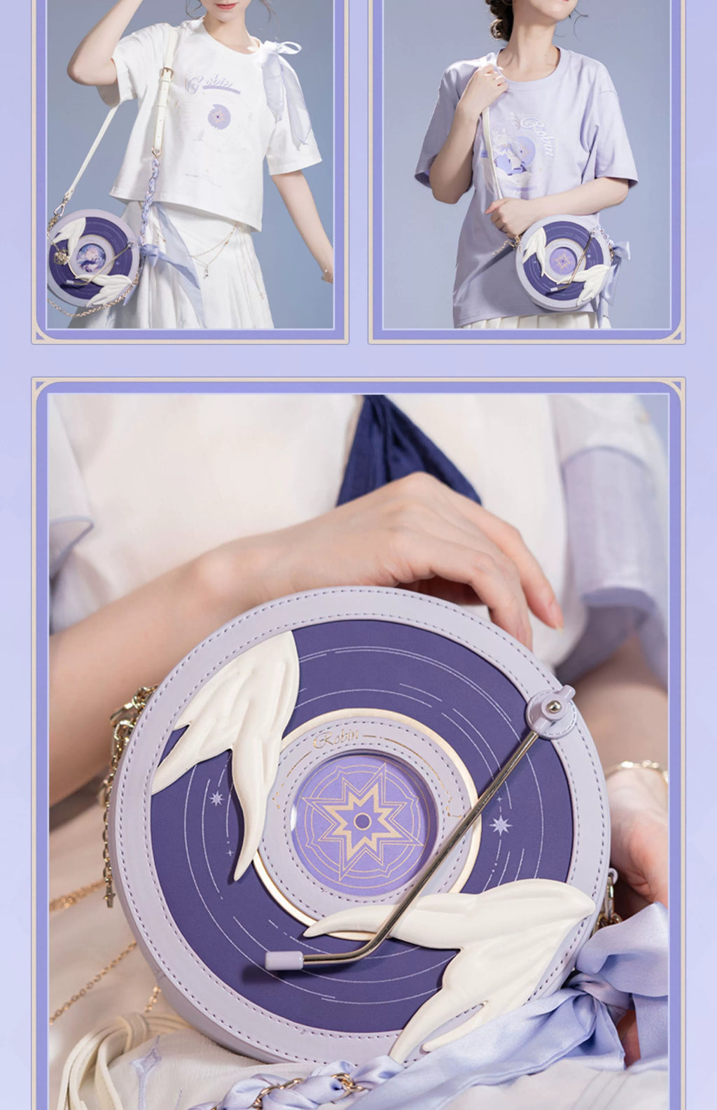 Honkai: Star Rail: Robin Impression Series Shoulder Bag - Vinyl Record Ver