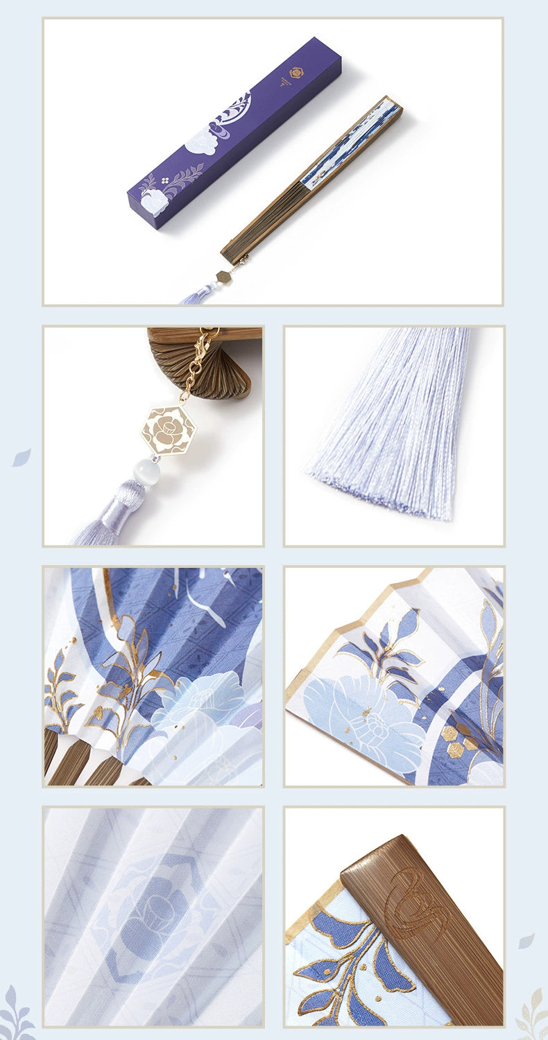 Genshin Impact: Kamisato Ayato Impression Series Gold Foil Silk Folding Fan
