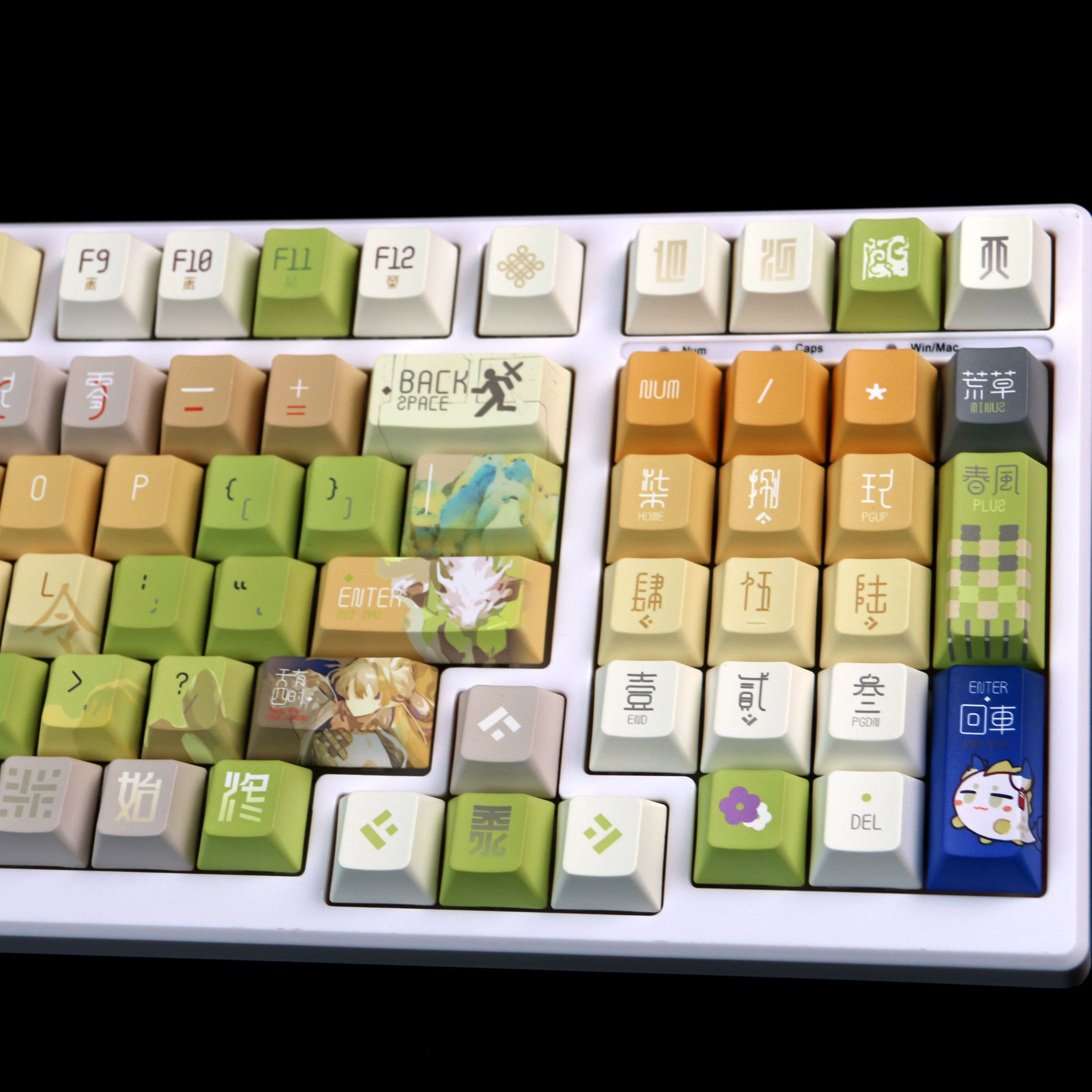 Arknights: Shu PBT Keycap Set - Sui Sibling Edition (120 Keys)