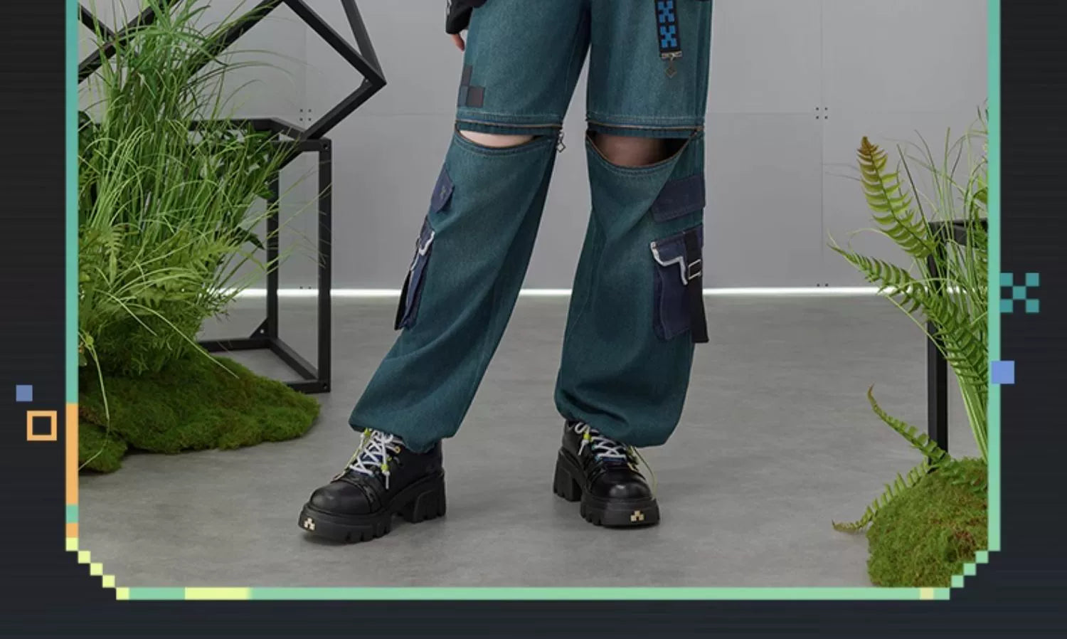 Genshin Impact: Kinich Impression Theme Stitch Crop Vest