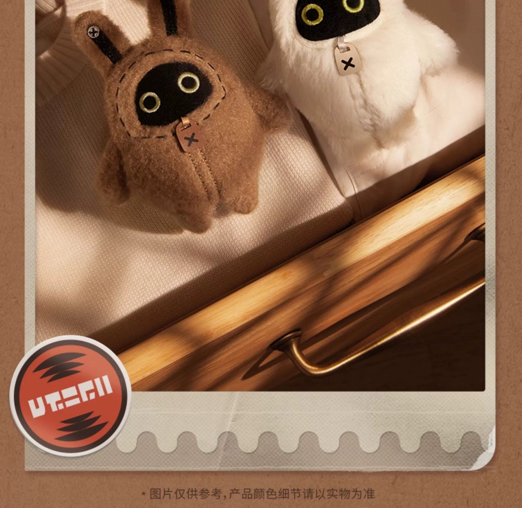 Zenless Zone Zero: Silver Bangboo Fluffy Plush Keychain - 14cm