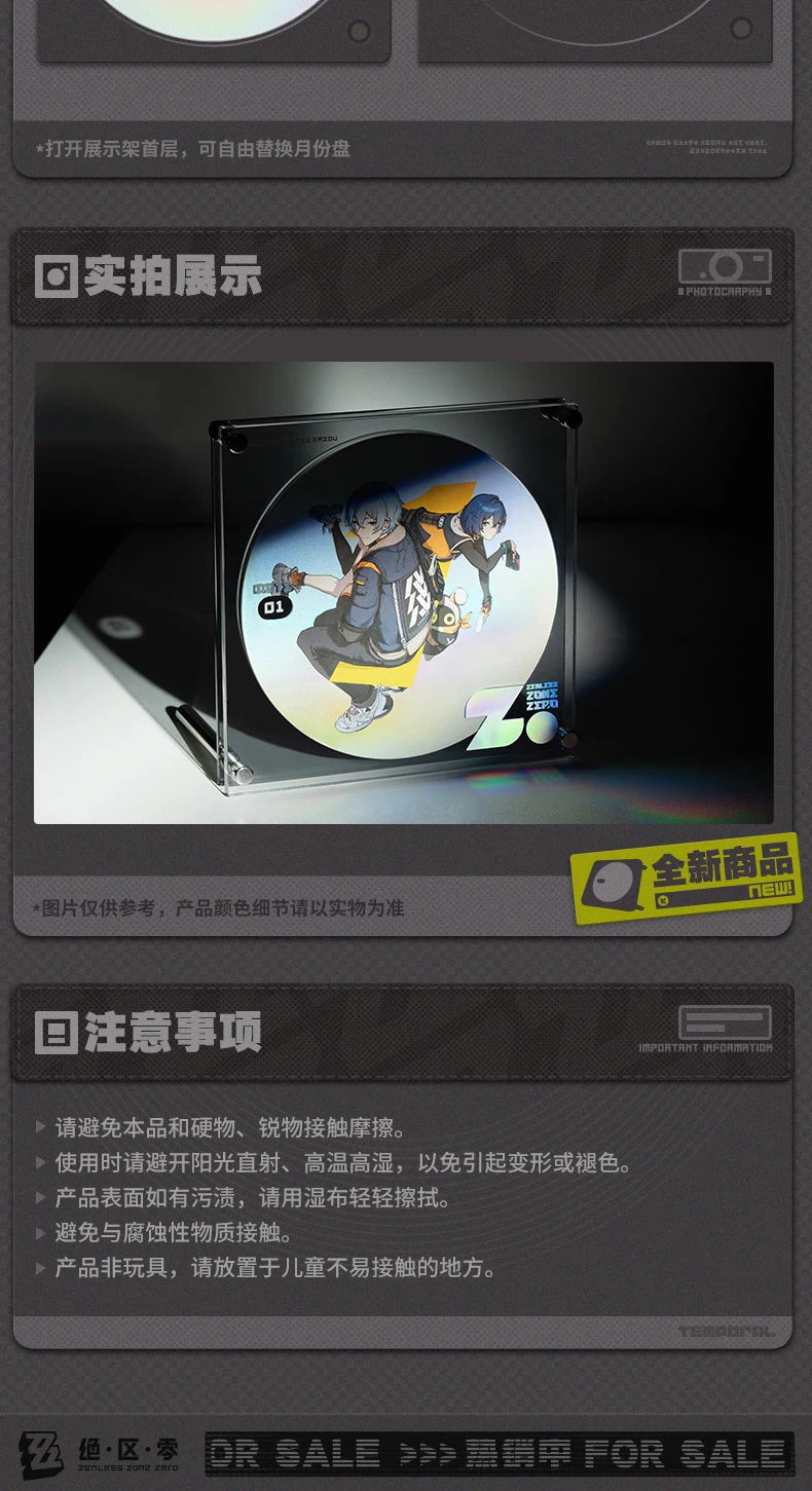 Zenless Zone Zero: Hoshimi Miyabi Acrylic Perpetual Calendar - Time.