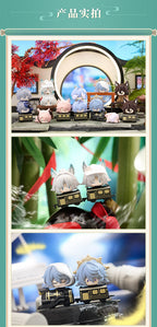 Honkai: Star Rail: Feixiao Mini Train Figure 2-Piece Set - Q-Version Jenga.
