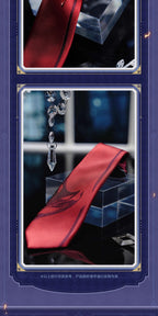 Genshin Impact: Scaramouche One-Touch Tie - Frost and Flame Series