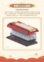 Genshin Impact: Klee Fleeing Sunlight Mechanical Keyboard - Glacier Pink Switch