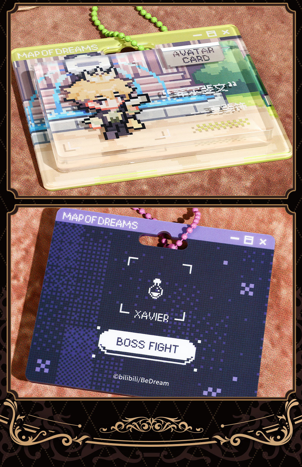 Link Click: Cheng Xiaoshi Acrylic Hanging Card Keyring - Map of Dreams 2025