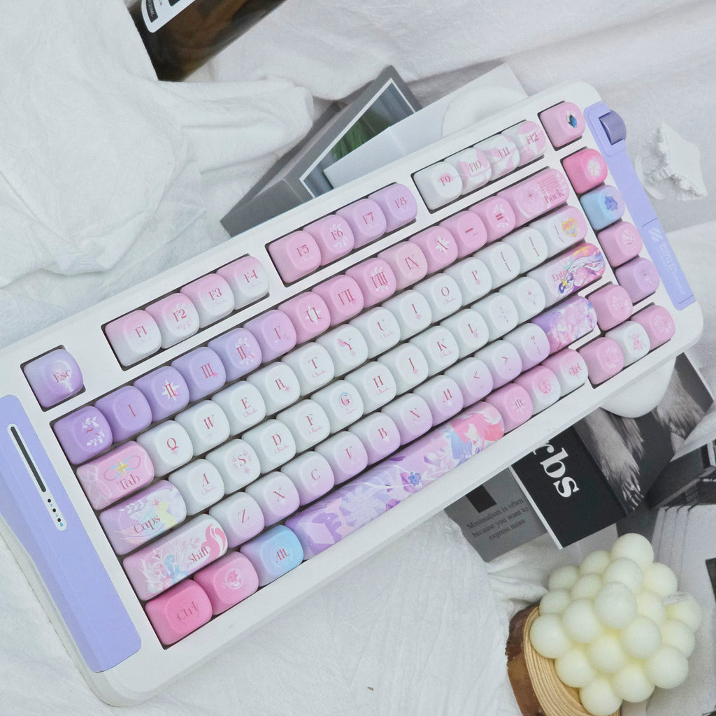 Honkai: Star Rail: Cyrene Custom PBT Keycap Set - 120 Keys
