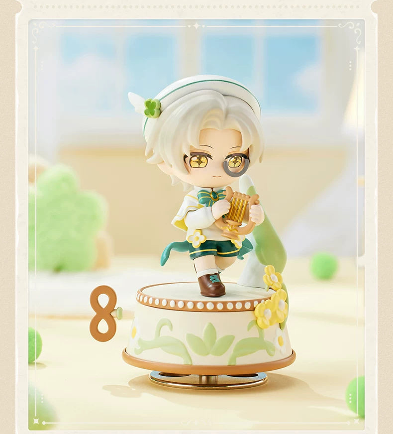 未定事件簿 · Stellis Serenade · ちびキャラ回転オルゴール · 森月黎 — ちびキャラと装飾された音楽台座