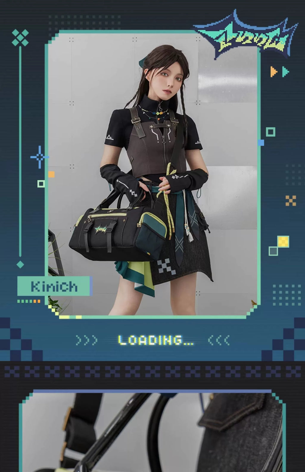 Genshin Impact: Kinich Impression Theme Sports Travel Bag