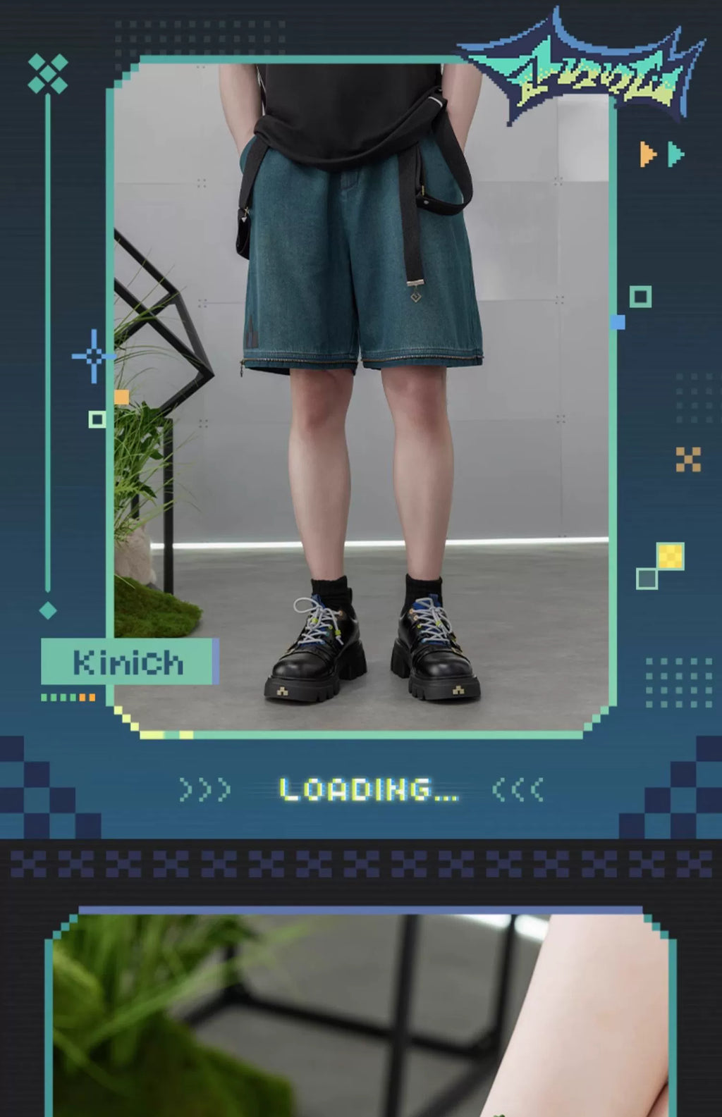 Genshin Impact: Kinich Impression Theme Platform Lace-up Shoes