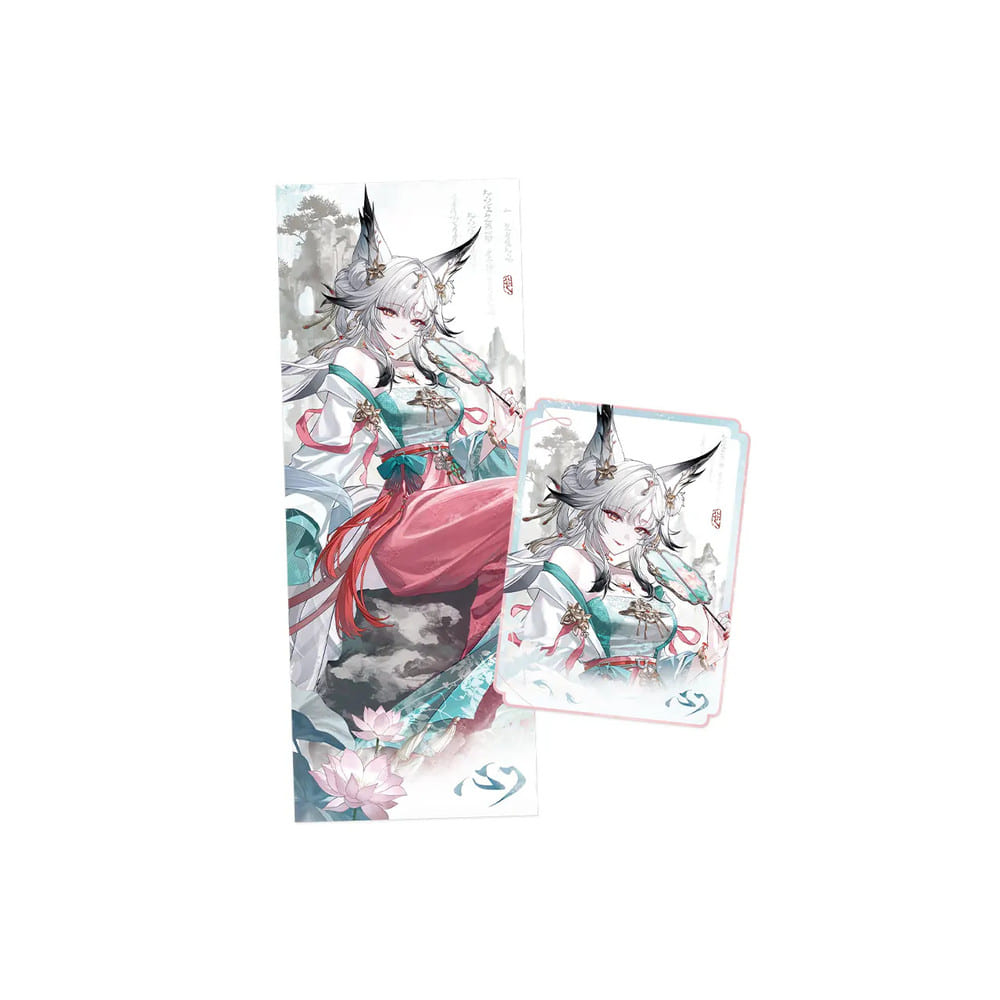 Wuthering Waves — Fox Constellation Laser Ticket & Polaroid Set — Ink Cloud Wandering Fox Series