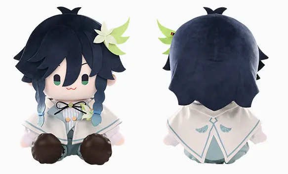 Front and back views of the Venti doll