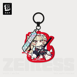 Zenless Zone Zero — Flint Workshop Claret SD Acrylic Keychain — Ridu Series