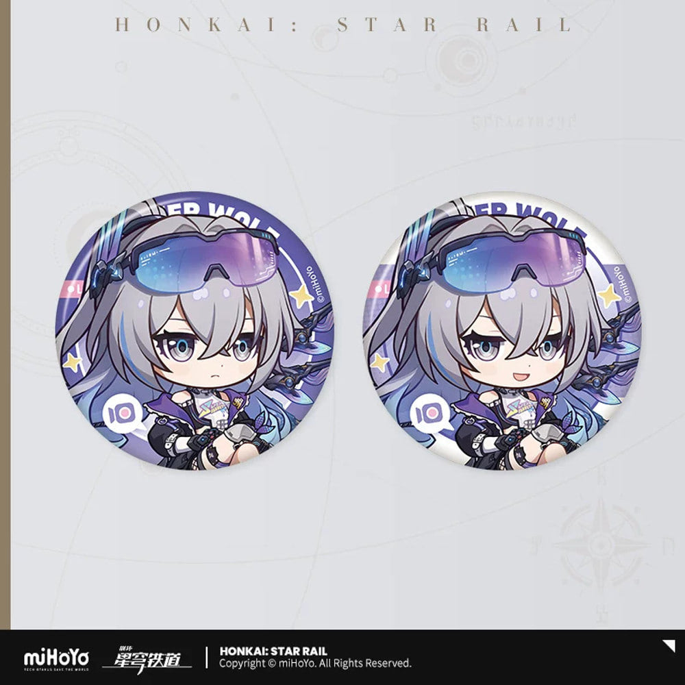 Honkai: Star Rail — Silver Wolf LV.999 Owl's Reception Room Can Badge Set of 2