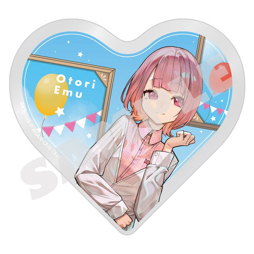 Project Sekai — Emu Otori Heart Acrylic Block — ZOZOTOWN Vol. 3 Commissioned Illustration
