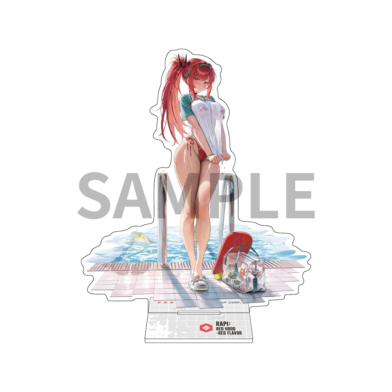 승리의 여신 니케 공식 정품 굿즈 아크릴 스탠드 라피: 레드 후드 - 레드 플레이버