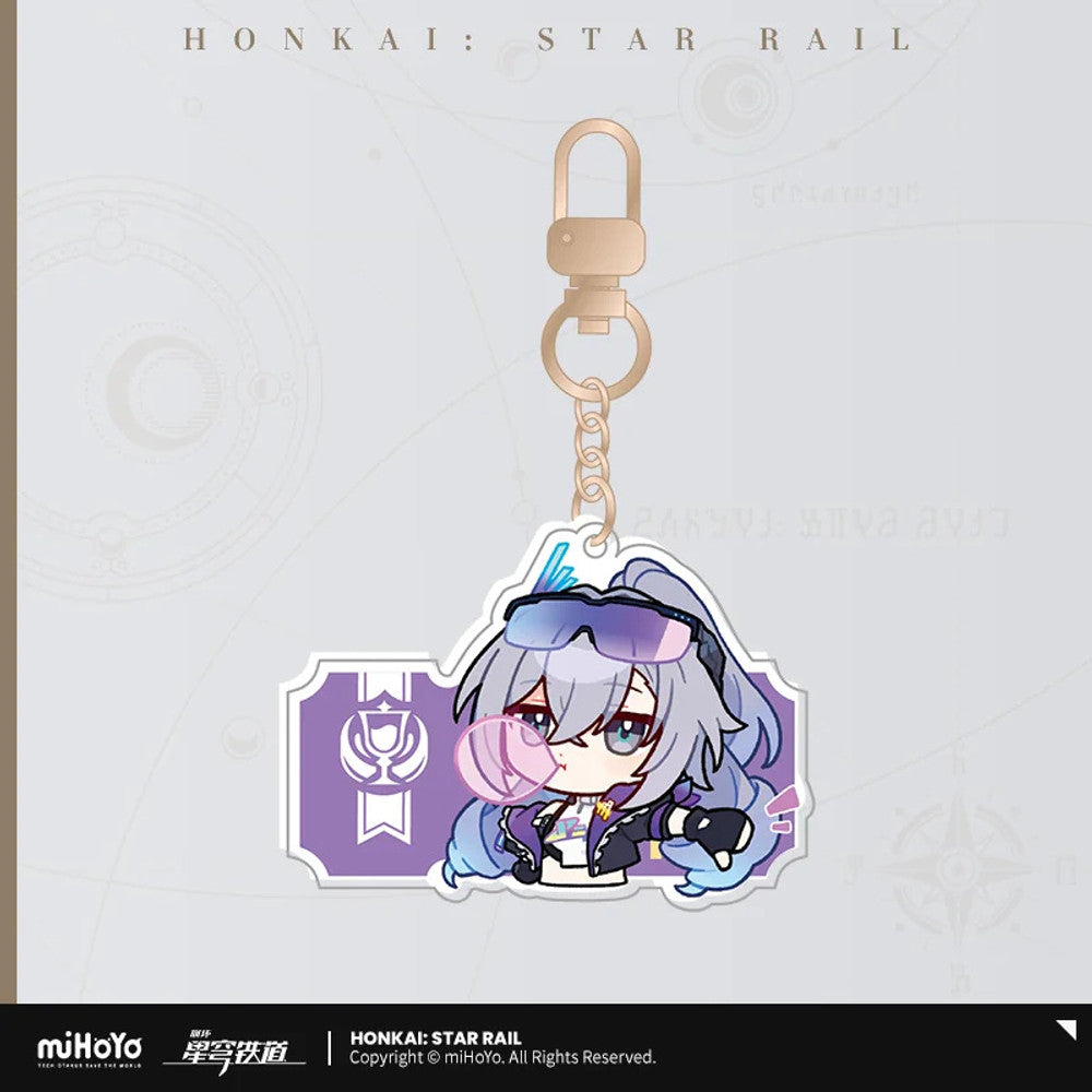 Honkai: Star Rail — Silver Wolf LV.999 Pom-Pom Exhibition Hall Acrylic Keychain
