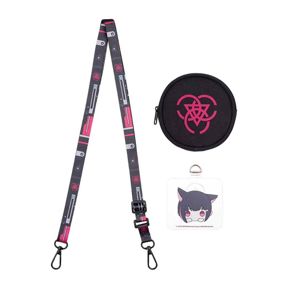Blue Archive Kazusa Neck Strap with Coin Case — view 1