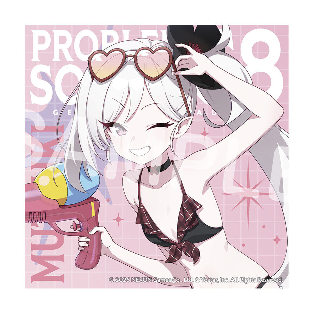 Blue Archive — Mutsuki New Illustration Metal Sticker — TSUTAYA POPUP SHOP Problem Solver 68
