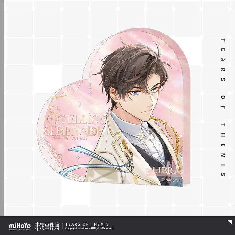 Tears of Themis · Stellis Serenade · Heart-Shaped Acrylic Block · Artem Wing — heart-shaped block with concert portrait