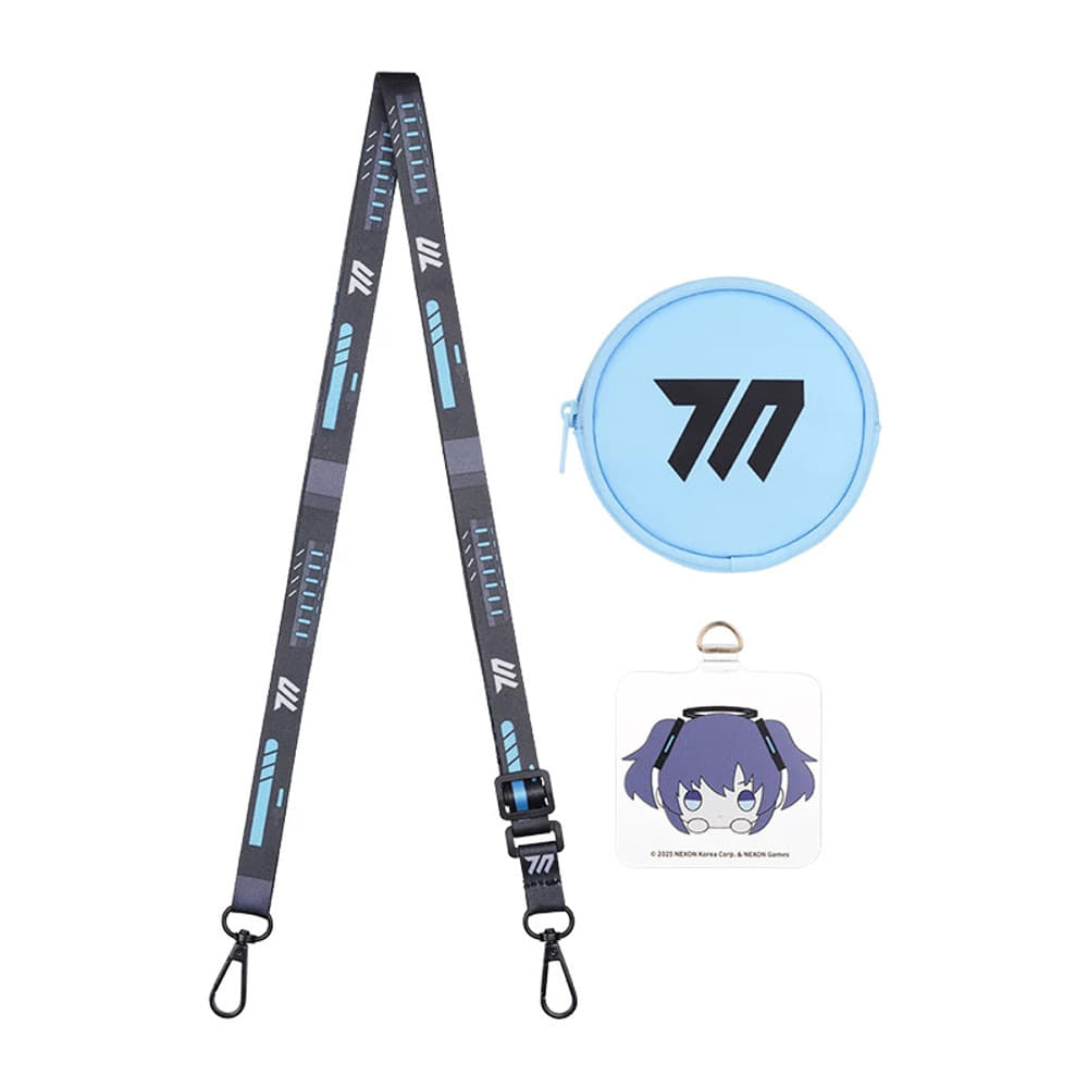 Blue Archive Yuuka Neck Strap with Coin Case — view 1