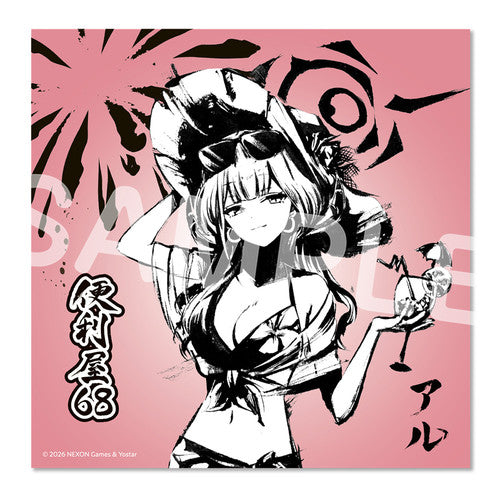 Blue Archive — Aru Ink Wash Metal Sticker — TSUTAYA POPUP SHOP Problem Solver 68