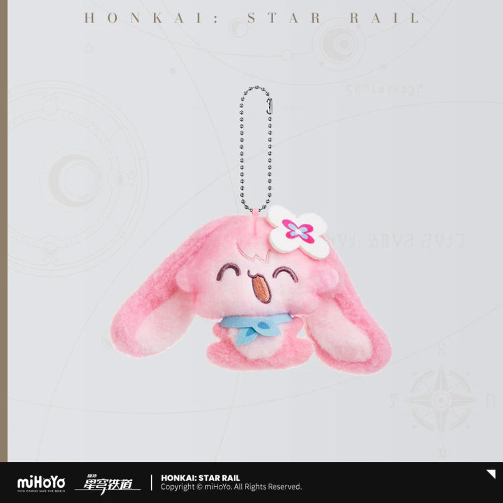 Honkai: Star Rail — March 7th Bunny Plush Keychain — Azure Voyage Fluffy Ship Series