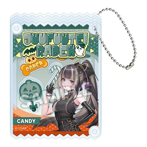 Hololive — Juufuutei Raden LAWSON Halloween & Autumn Collab Shaker Acrylic Keychain