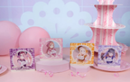 Tsubame Amaya magnet assembled (far right) beside other characters' magnets; only this magnet is included