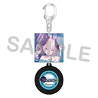 Blue Archive — Koharu Record-Shaped Acrylic Keychain — DJ fes. Tour
