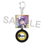 Blue Archive — Kazusa Record-Shaped Acrylic Keychain — DJ fes. Tour