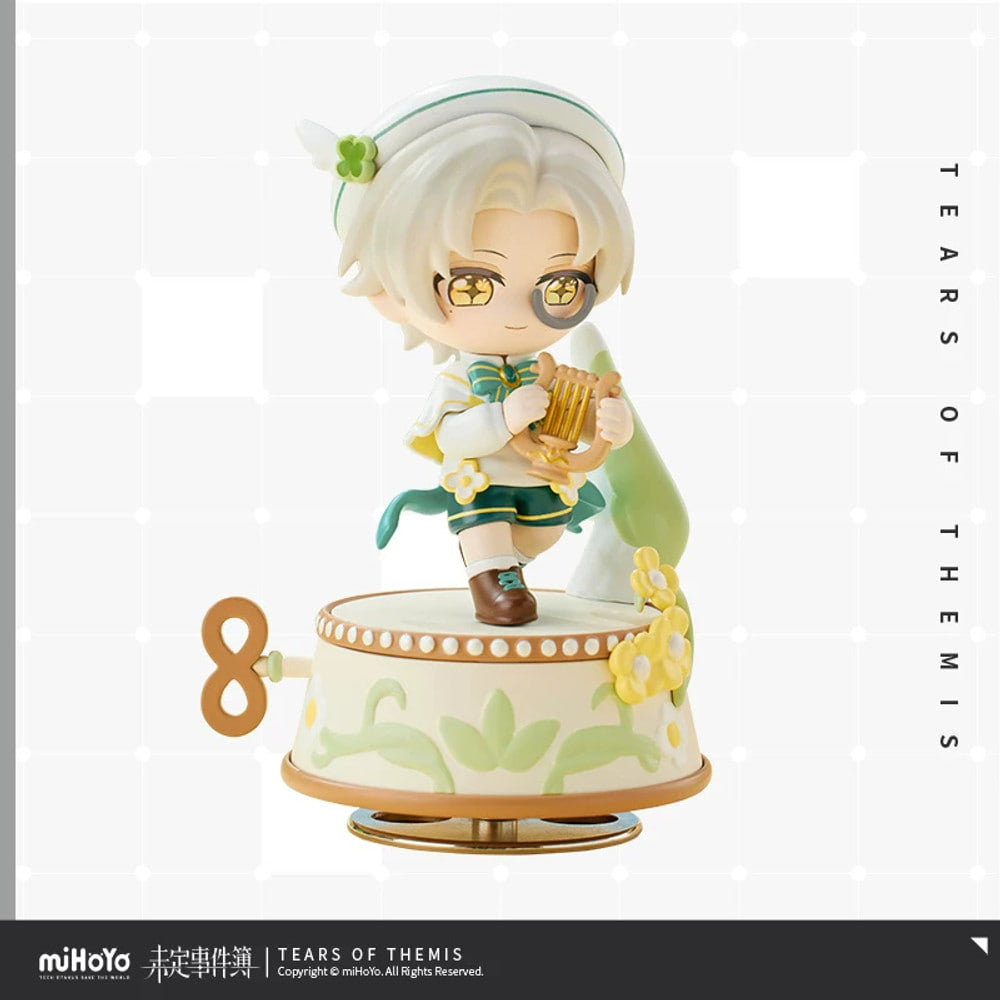 未定事件簿 · Stellis Serenade · ちびキャラ回転オルゴール · 森月黎 — ちびキャラと装飾された音楽台座