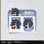 Honkai: Star Rail — Mortenax Blade Pom-Pom Exhibition Hall Magnetic Bookmark Set of 2
