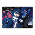 Zenless Zone Zero SHININGSOUL C-212 card. A landscape chapter card with a grinning, sunglass-wearing figure in a dark coat and blue-and-red comic panels.