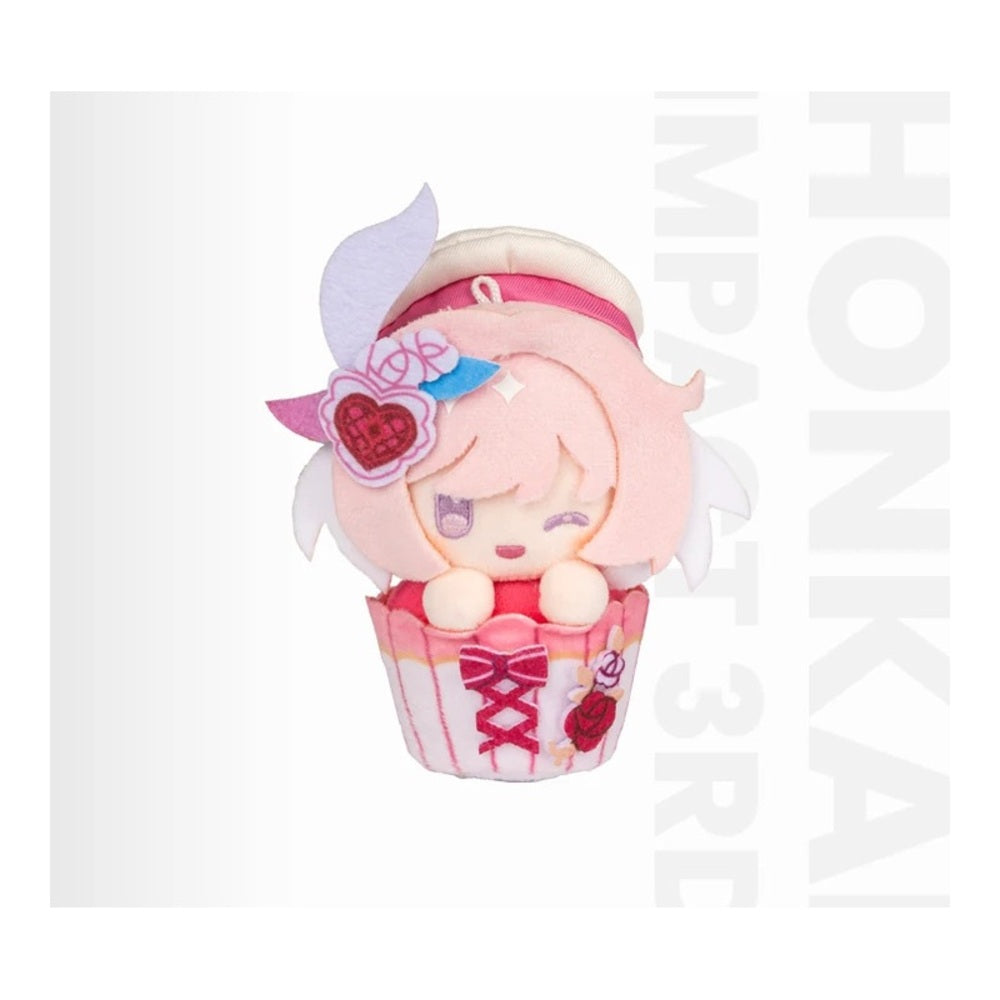 Honkai Impact 3rd Elysia Cupcake-Style Plush Keychain — view 1