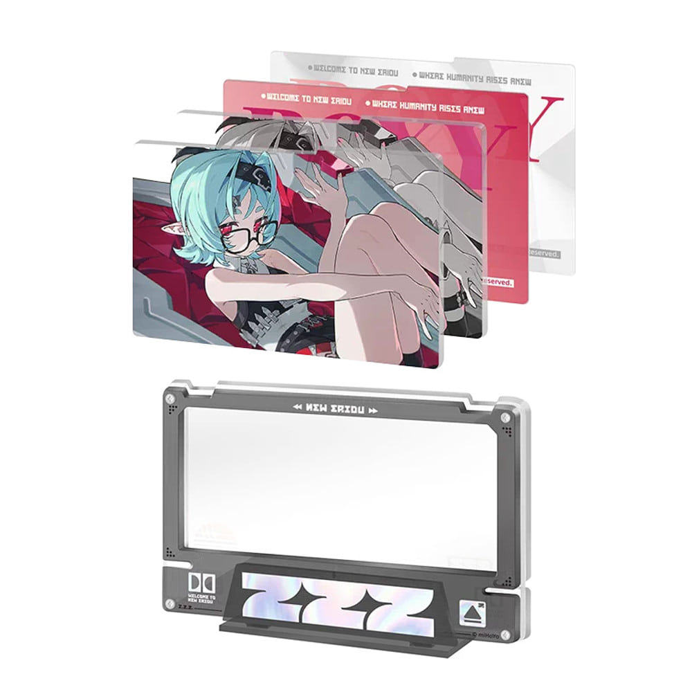 Zenless Zone Zero — Flint Workshop Roxy Acrylic Panels (Set of 2) & Frame Set — Cinema Series