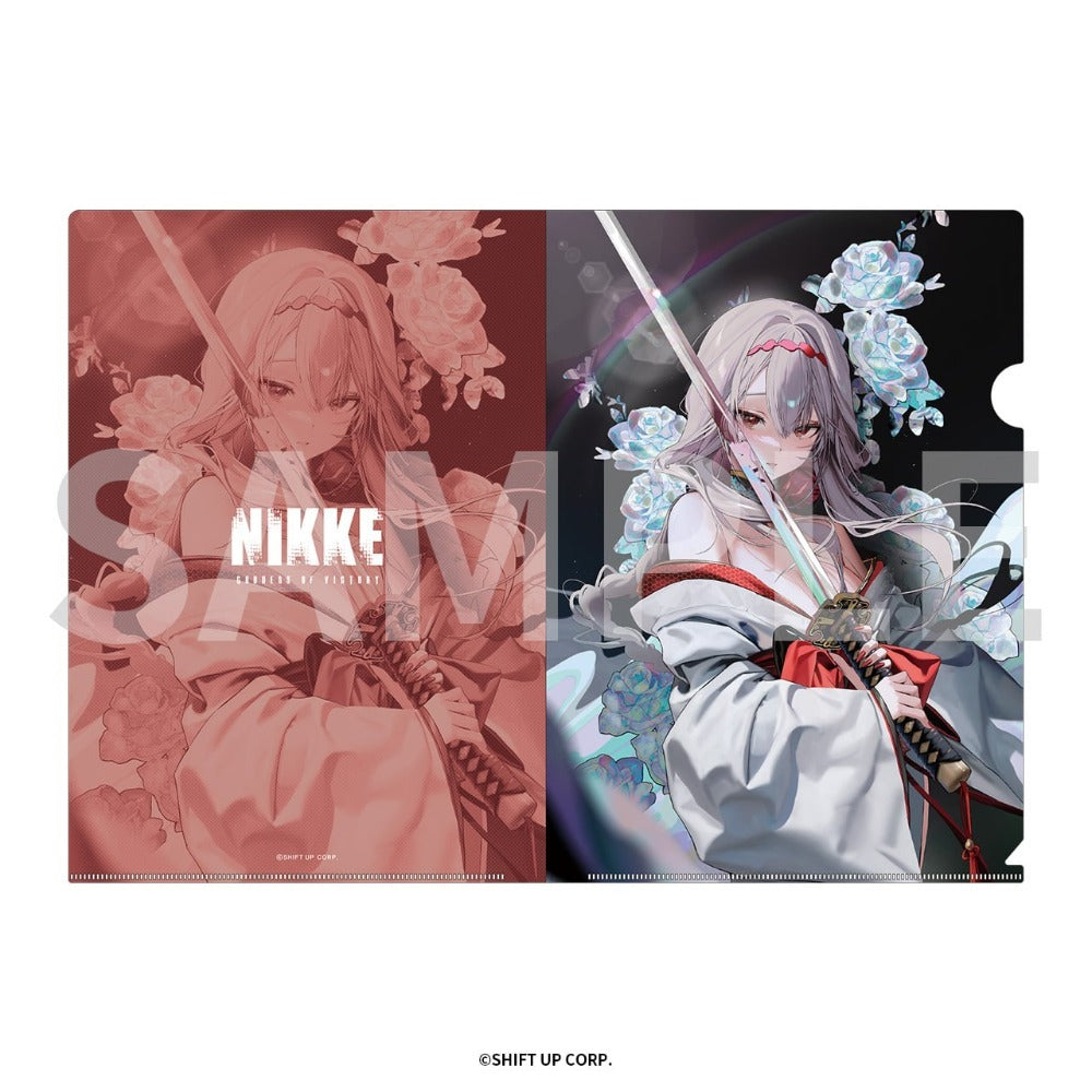 승리의 여신 니케 공식 정품 굿즈 홍련 흑영 연화 L자 화일