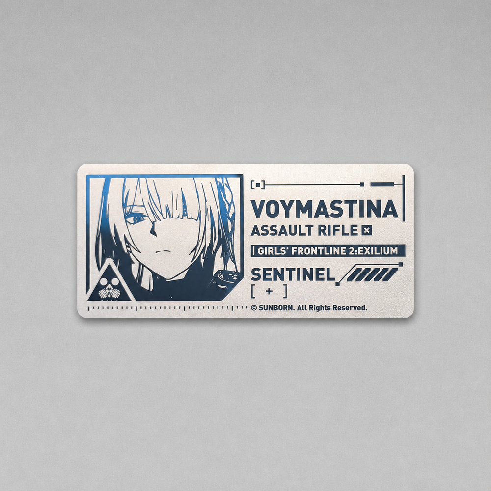 GIRLS’ FRONTLINE 2: EXILIUM Voymastina Metal Badge Set — view 1