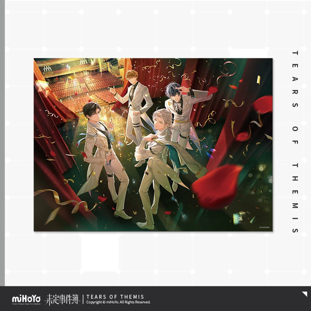 未定事件簿 · Stellis Serenade · コレクションポスターセット — 商品イラストと掲載デザイン