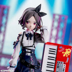 Close-up of Tomo's face and black hair ribbon