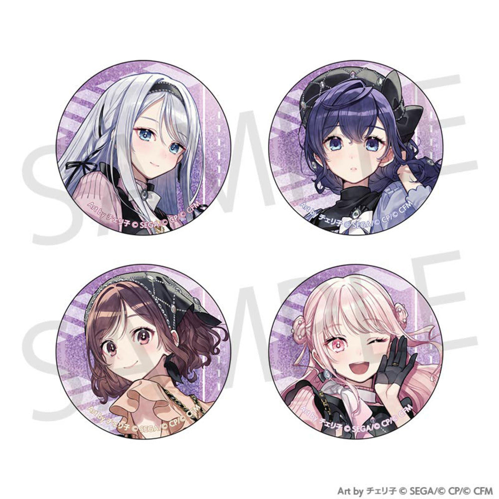 Project SEKAI — Nightcord at 25:00 Unit Fan Meeting Glitter Badge Set of 4