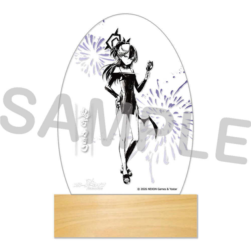 Blue Archive — Kayoko Ink Wash LED Acrylic Stand — TSUTAYA POPUP SHOP Problem Solver 68