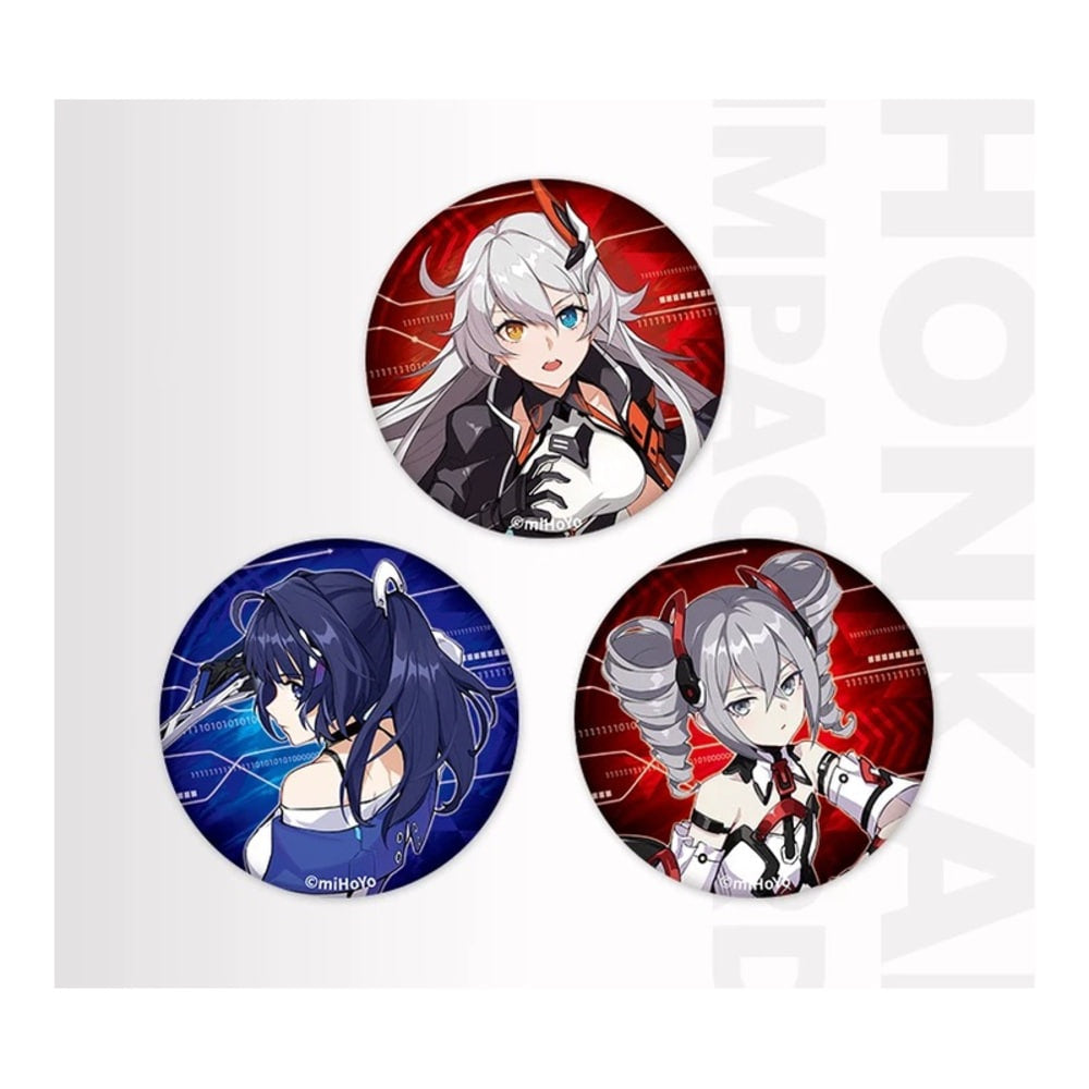 Honkai Impact 3rd Metal Badge Set — Augment Core — view 1