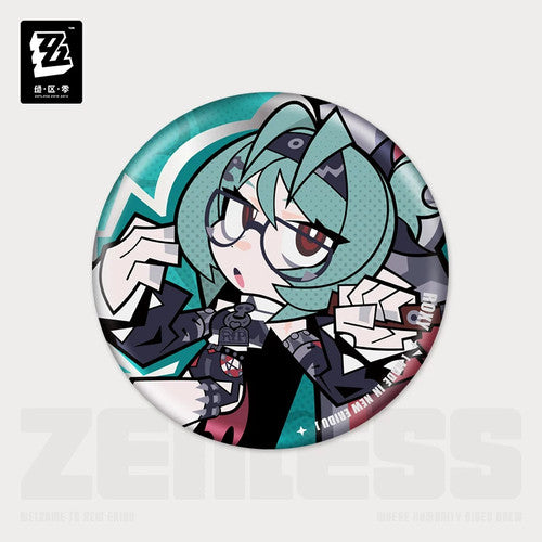 Zenless Zone Zero — Flint Workshop Roxy SD Can Badge — Ridu Series